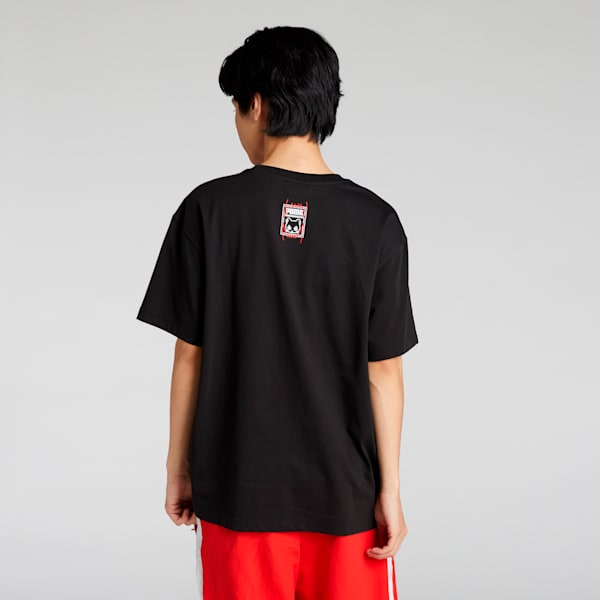 ユニセックス NEKO-san x DYLAN NY グラフィック 半袖 Tシャツ, PUMA Black, extralarge-JPN