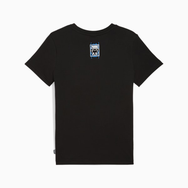 ユニセックス NEKO-san x DYLAN ワンポイント 半袖 スリム Tシャツ, PUMA Black, extralarge-JPN