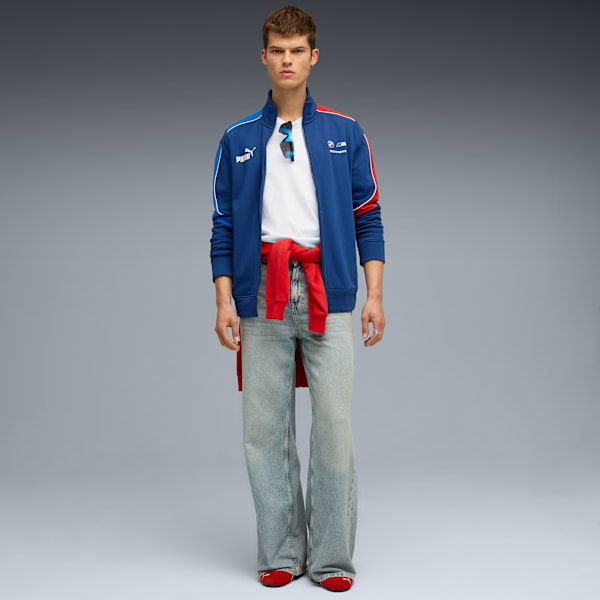 BMW M Motorsport MT7+ Sweat Jacket Men, Pro Blue-M Color, extralarge