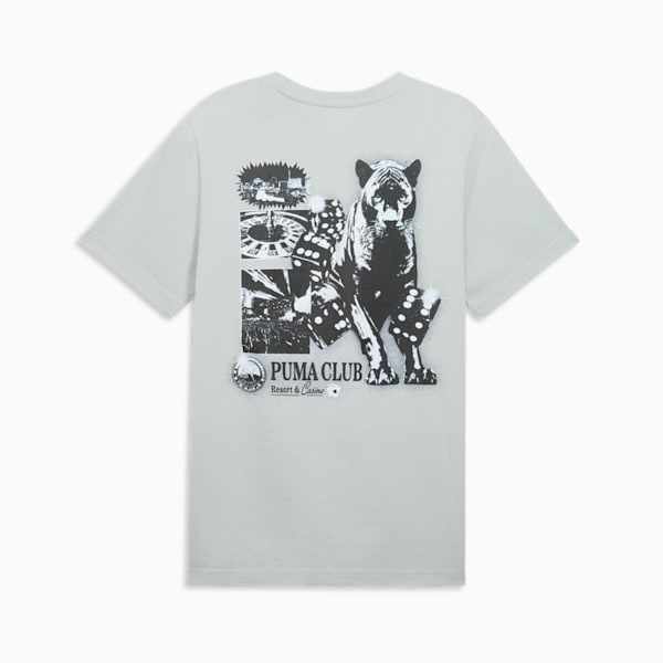 Las Vegas Casino Men's Graphic Tee, Flat Light Gray, extralarge