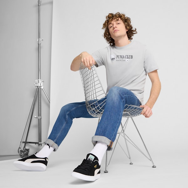 Las Vegas Casino Men's Graphic Tee, Flat Light Gray, extralarge