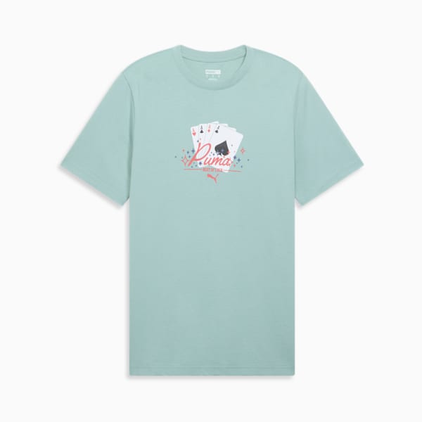 Las Vegas Four Aces Men's Graphic Tee, Light Moss, extralarge