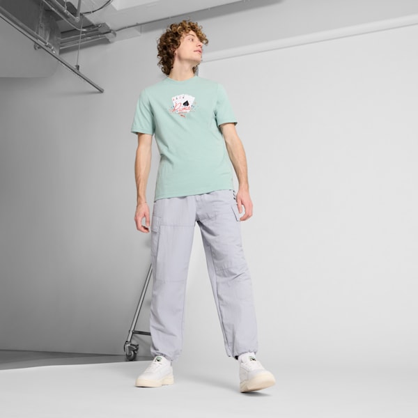 Las Vegas Four Aces Men's Graphic Tee, Light Moss, extralarge