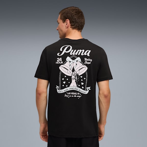 Playera GRAPHICS LV Chapel, PUMA Black, extralarge