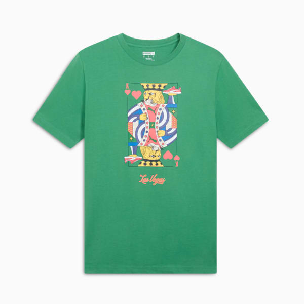 Las Vegas Men's Graphic Tee, Archive Green, extralarge