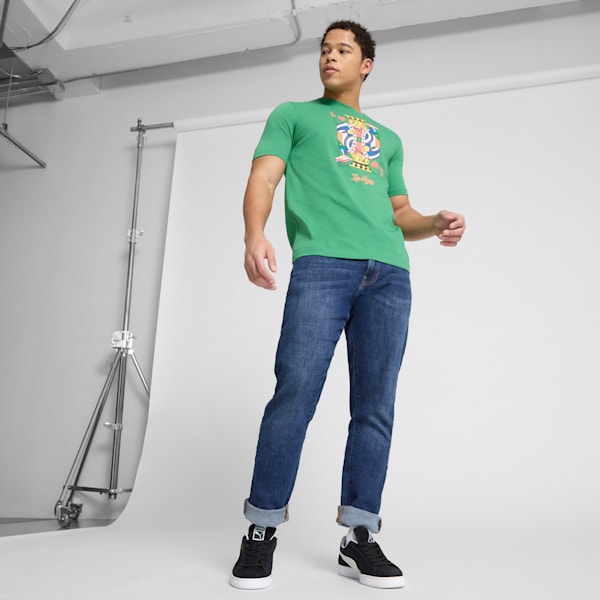 Las Vegas Men's Graphic Tee, Archive Green, extralarge