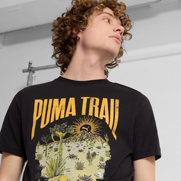 Playera para hombre las vegas PUMA Trail, PUMA Black, extralarge