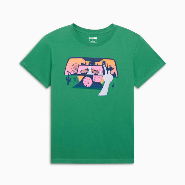 Playera para mujer Las Vegas Mirror, Archive Green, extralarge