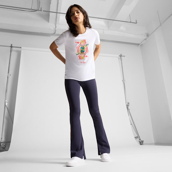 Las Vegas Card Graphics Women's Tee, PUMA White, extralarge
