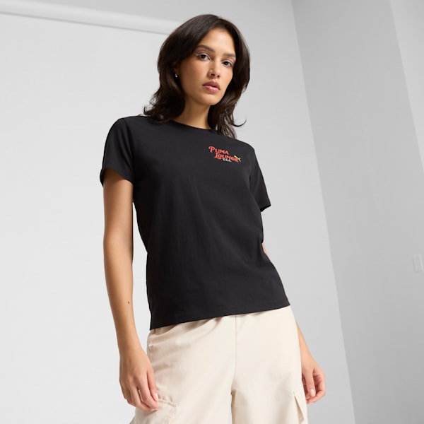 Las Vegas Cowgirl Women's Tee, PUMA Black, extralarge