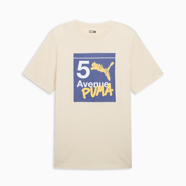 NYC Flagship Subway Men's Tee, Alpine Snow, extralarge