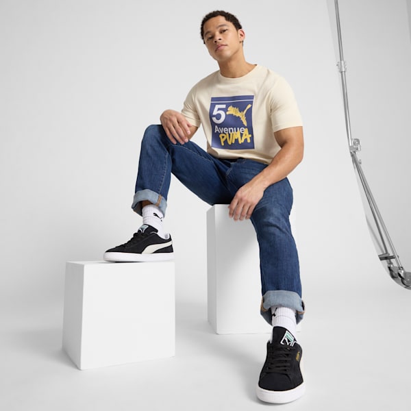 NYC Flagship Subway Men's Tee, Alpine Snow, extralarge