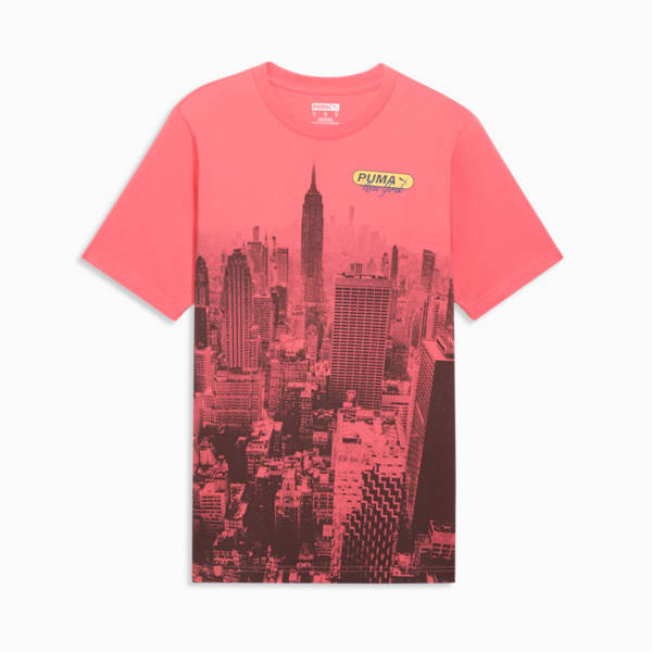 Camiseta para hombre Skyline NYC Flagship, Peach Frost, extralarge