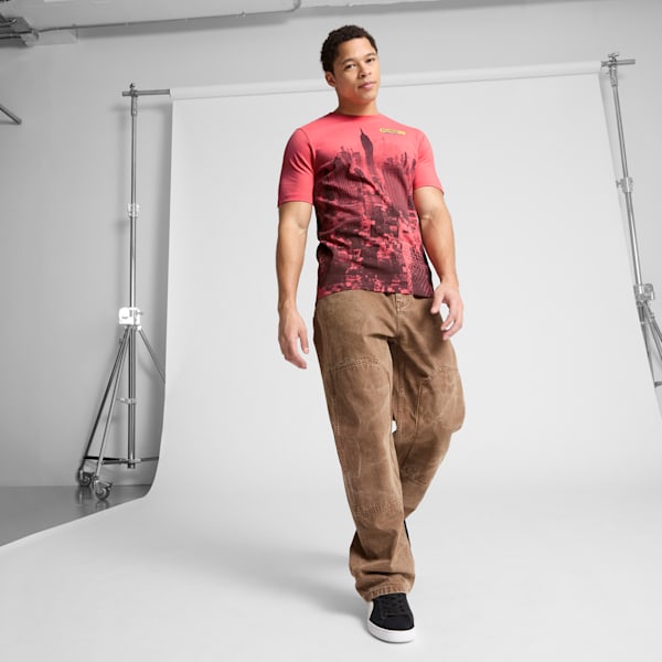 Camiseta para hombre Skyline NYC Flagship, Peach Frost, extralarge