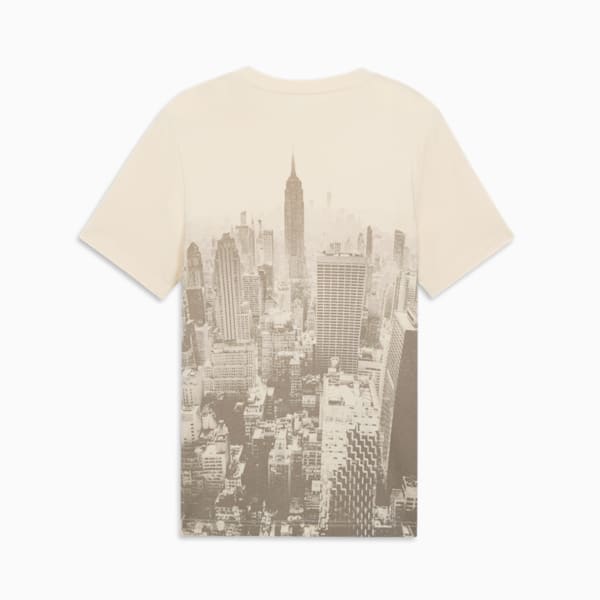 NYC Flagship Skyline Men's Tee, Alpine Snow, extralarge