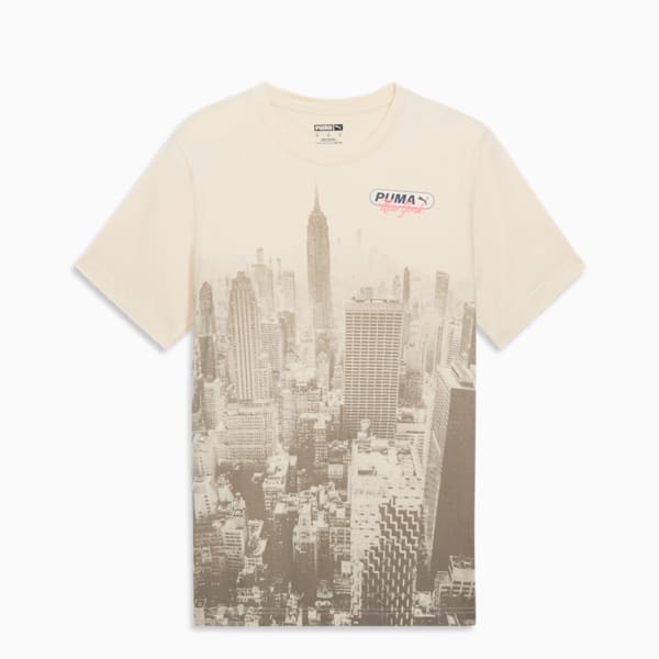 NYC Flagship Skyline Men's Tee, Alpine Snow, extralarge