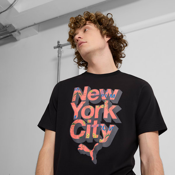 NYC Flagship Graphic Men's Tee, PUMA Black, extralarge