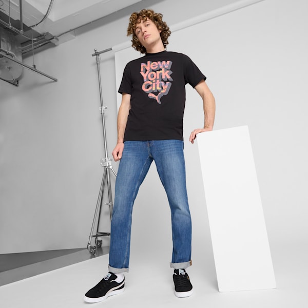 NYC Flagship Graphic Men's Tee, PUMA Black, extralarge
