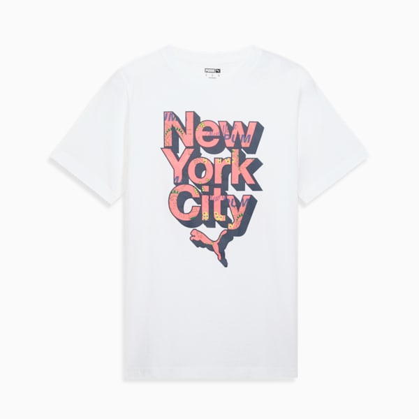 NYC Flagship Graphic Men's Tee, PUMA White, extralarge
