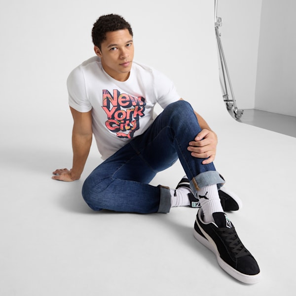 NYC Flagship Graphic Men's Tee, PUMA White, extralarge