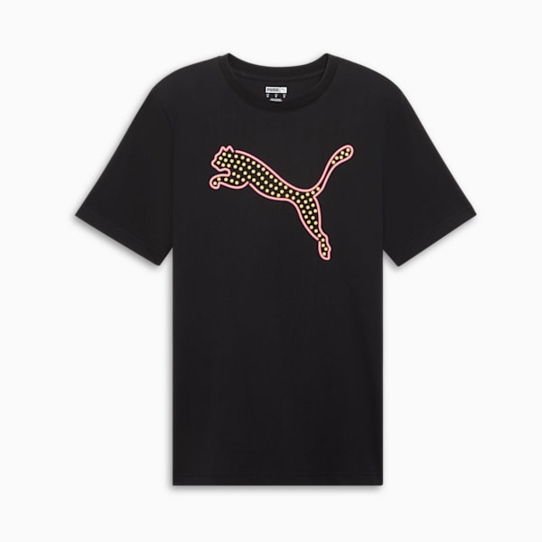 NYC Flagship PUMA Cat Men's Tee, PUMA Black, extralarge