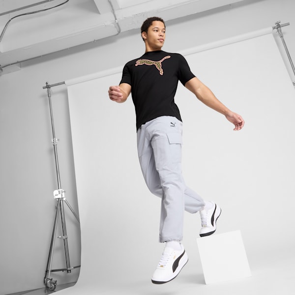 NYC Flagship PUMA Cat Men's Tee, PUMA Black, extralarge
