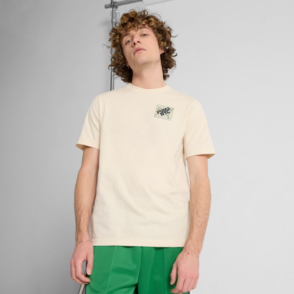 NYC Flagship Matchbook Men's Tee, Alpine Snow, extralarge