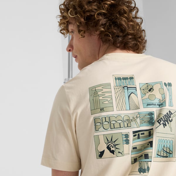 NYC Flagship Matchbook Men's Tee, Alpine Snow, extralarge