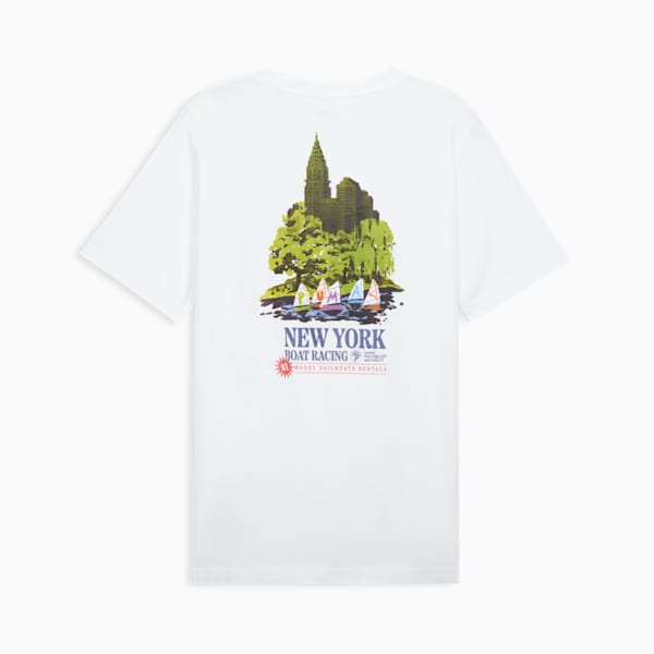 NYC Flagship Boat Racing Men's Tee, PUMA White, extralarge