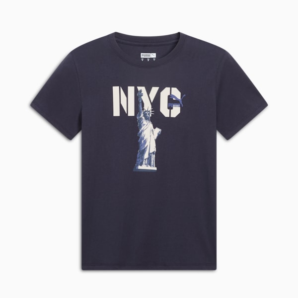 NYC Flagship Big Liberty Women's Tee, New Navy, extralarge