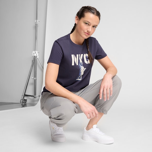 Camiseta para mujer Big Liberty NYC Flagship, New Navy, extralarge