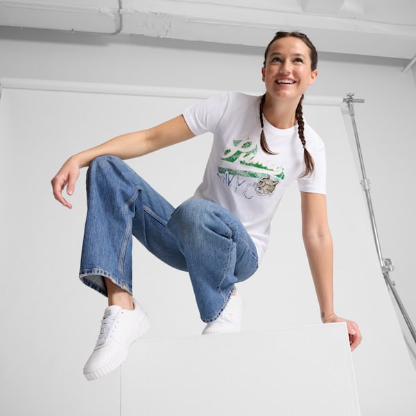 NYC Flagship Remix Women's Tee, PUMA White, extralarge