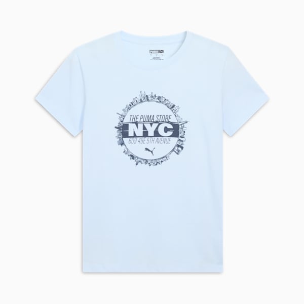 Camiseta de mujer Skyline NYC Flagship, Icy Blue, extralarge
