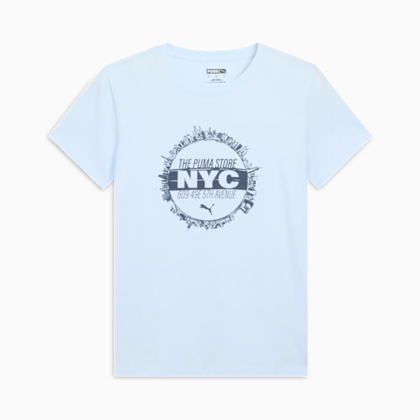 NYC Women's Tee, Icy Blue, extralarge