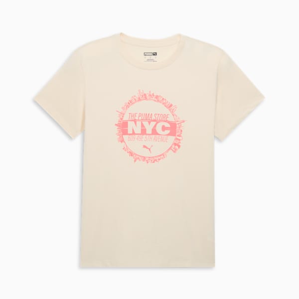 NYC Flagship Skyline Women's Tee, Alpine Snow, extralarge
