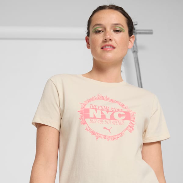 Camiseta de mujer Skyline NYC Flagship, Alpine Snow, extralarge