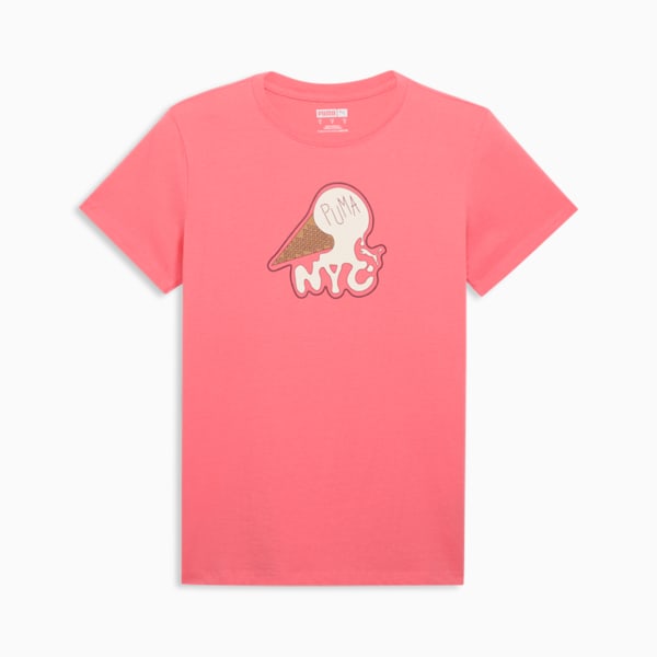 NYC Flagship Ice Cream Women's Tee, Peach Frost, extralarge