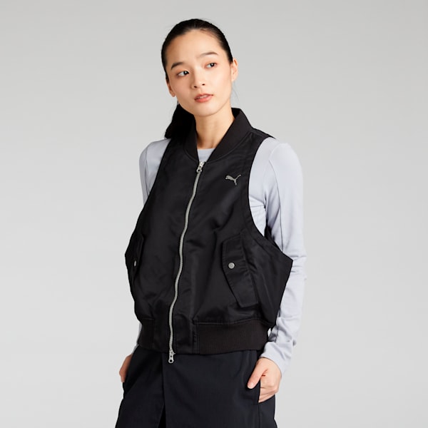 ウィメンズ デア トゥ ウーブン ボンバー ジャケット, PUMA Black, extralarge-JPN