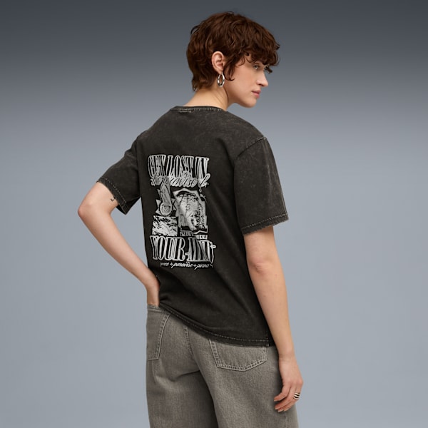 Graphic Tee Women, PUMA Black, extralarge