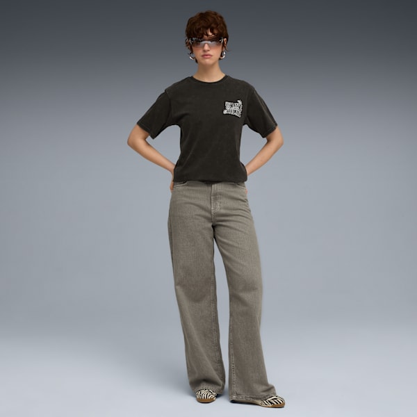 Graphic Tee Women, PUMA Black, extralarge