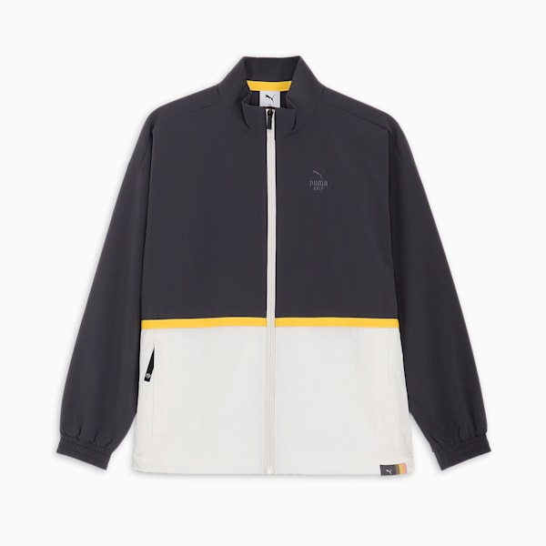 メンズ ゴルフ FOG パネル カラー リラックス フルジップ ジャケット, Strong Gray-Warm White, extralarge-JPN
