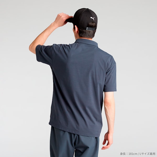 メンズ ゴルフ FOG ソリッド リラックス 半袖 ポロシャツ, Strong Gray, extralarge-JPN