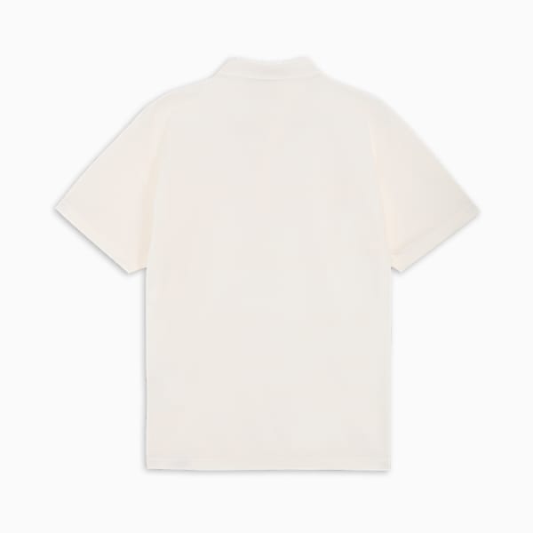 メンズ ゴルフ FOG ソリッド リラックス 半袖 ポロシャツ, Warm White, extralarge-JPN