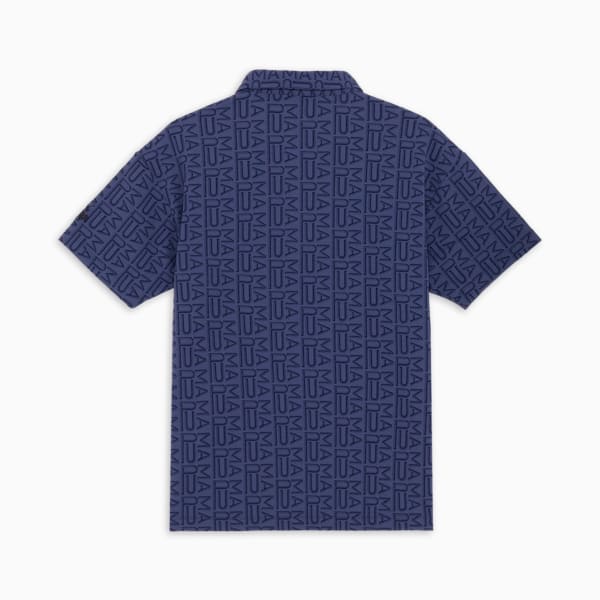 メンズ ゴルフ FOG ジャガード AOP 半袖 ポロシャツ, Deep Navy, extralarge-JPN