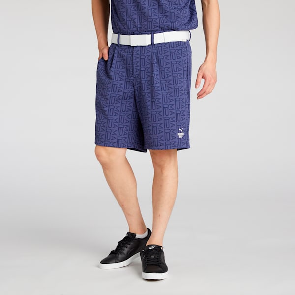 メンズ ゴルフ FOG ジャガード AOP ショーツ, Deep Navy, extralarge-JPN
