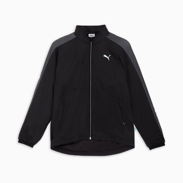 メンズ ゴルフ PF テック ライン ウィンド ブロック フルジップ ジャケット, PUMA Black, extralarge-JPN