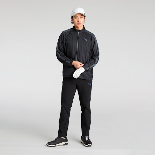 メンズ ゴルフ PF テック ライン ウィンド ブロック フルジップ ジャケット, PUMA Black, extralarge-JPN