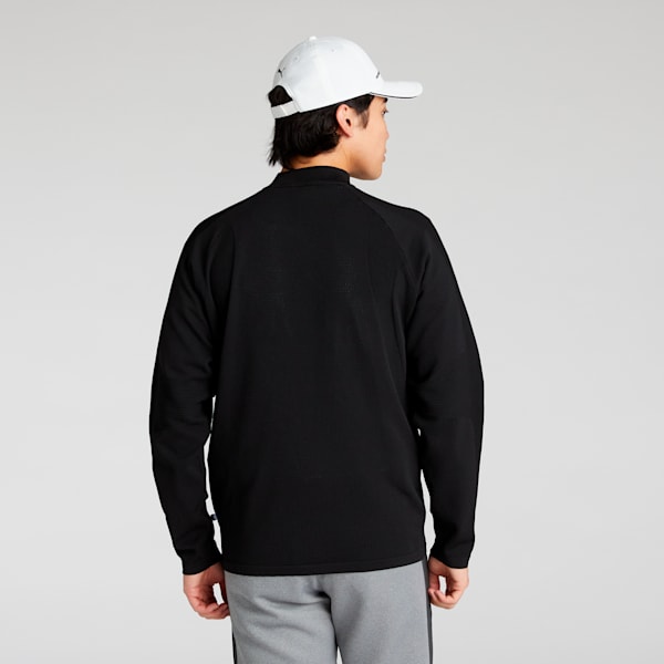 メンズ ゴルフ PF テック ライン クォータージップ セーター, PUMA Black, extralarge-JPN