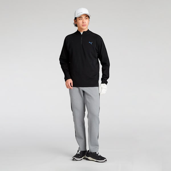 メンズ ゴルフ PF テック ライン クォータージップ セーター, PUMA Black, extralarge-JPN