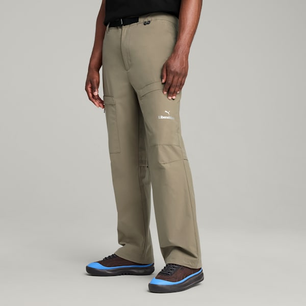PUMA x LIBERAIDERS Men's Relaxed Fit Pants, Velvet Moss, extralarge-IND